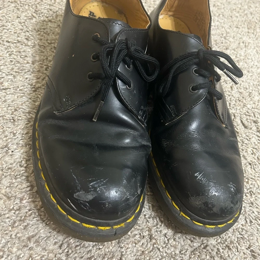 Dr. Martens 1461 Black Leather Smooth Oxford Lace Up Shoe Men's 10 Women's Sz 11